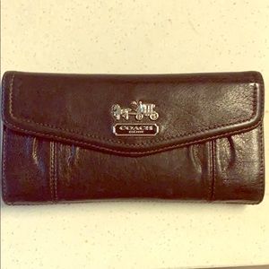 Coach trifold wallet